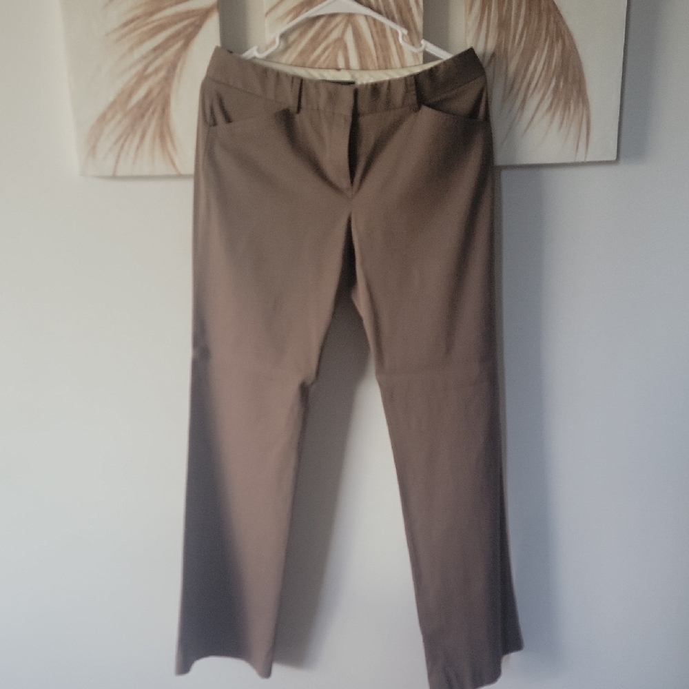 Elie Tahari Tan Trousers
